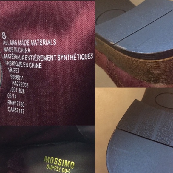 NEW Mossimo Khalea Combat Lace up Biker Boots Sz 8 - Picture 8 of 8